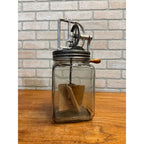 Dazey Mfg Co Butter Churn 34B w/ Handblown 3 Quart No.30 Glass In Working Order