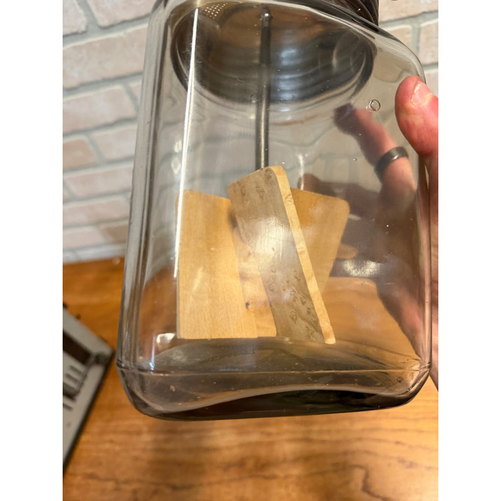 Dazey Mfg Co Butter Churn 34B w/ Handblown 3 Quart No.30 Glass In Working Order