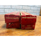 Vintage 1950s Lot (2) Miracloth Miracle Cleaning Reusable Cloth Original Boxes