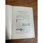 Vintage 1900s Manual of Fret-Sawing & Wood Carving Tool Carpentry Guide Booklet