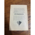 Vintage 1900s Manual of Fret-Sawing & Wood Carving Tool Carpentry Guide Booklet