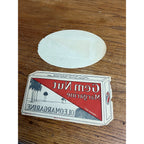 Vintage 1920s Gem Nut Margarine General Store Advertising Window Signs Paper
