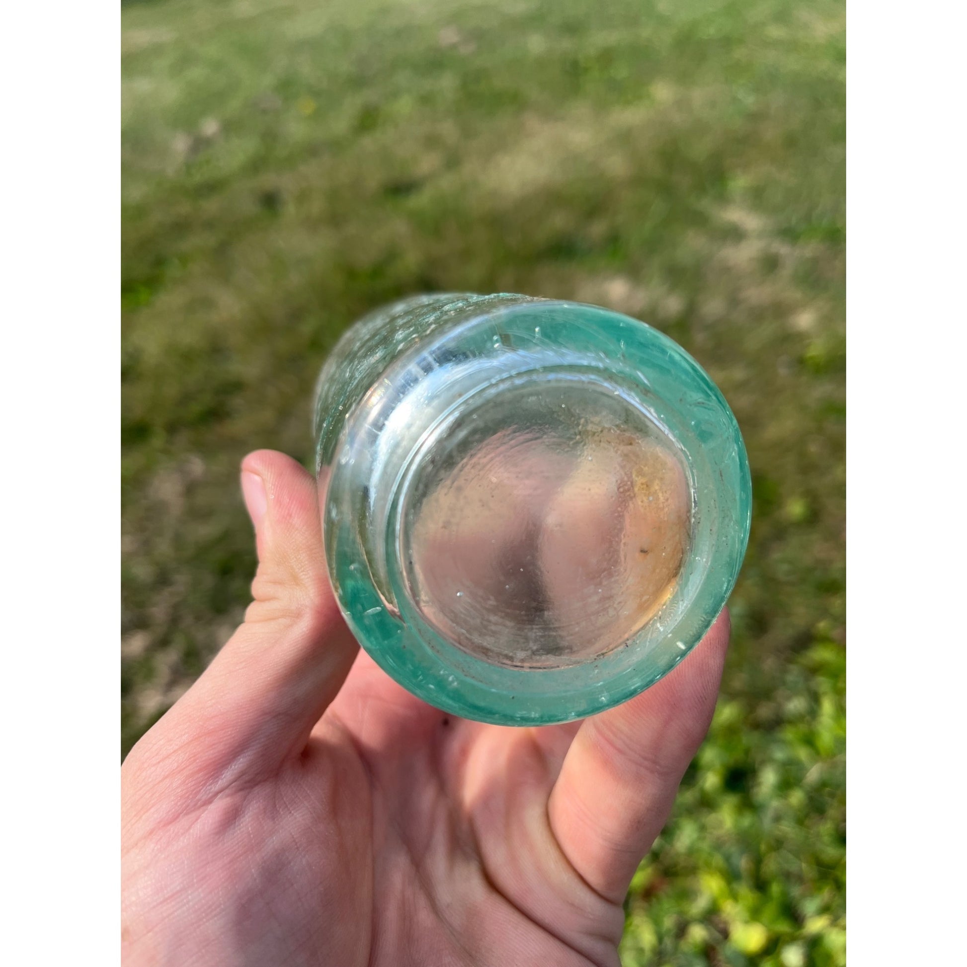 Vintage Wm. Warden Embossed Soda Bottle 7oz Campbellsport Wisconsin Wis WI