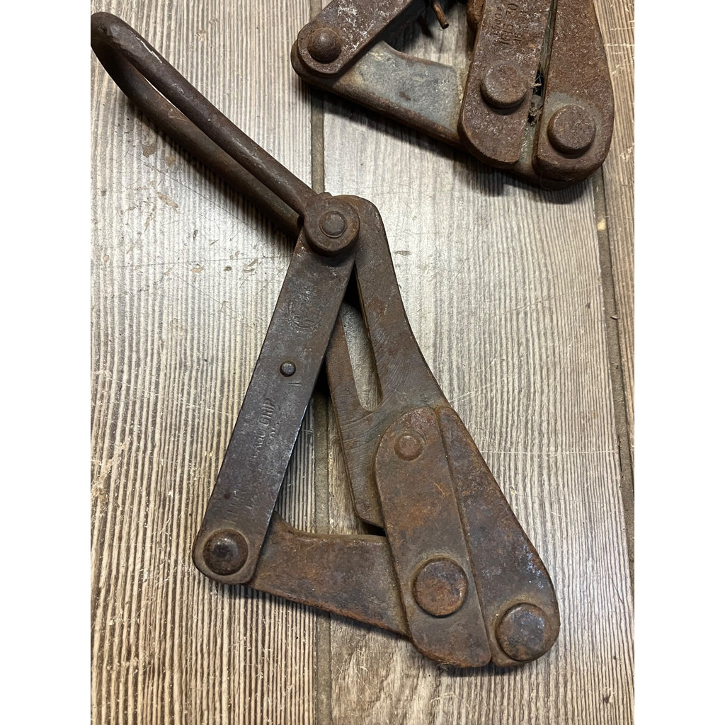 Vintage Klein & Sons 1613-30 Chicago US Tool Wire Cable Puller Lot (2)