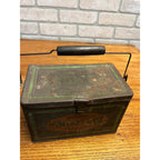 Vintage Sweet Cuba Tin Lunch Pail-Advertising Sweet Cuban Cigars Advertising Can