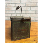 Vintage Sweet Cuba Tin Lunch Pail-Advertising Sweet Cuban Cigars Advertising Can