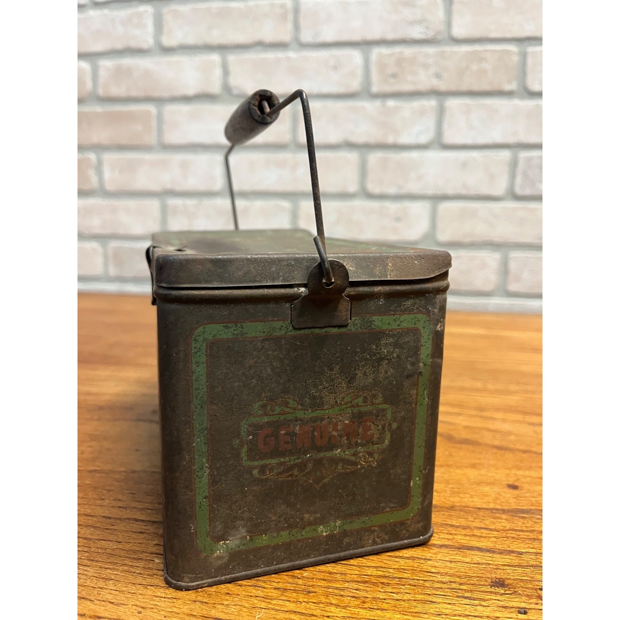 Vintage Sweet Cuba Tin Lunch Pail-Advertising Sweet Cuban Cigars Advertising Can