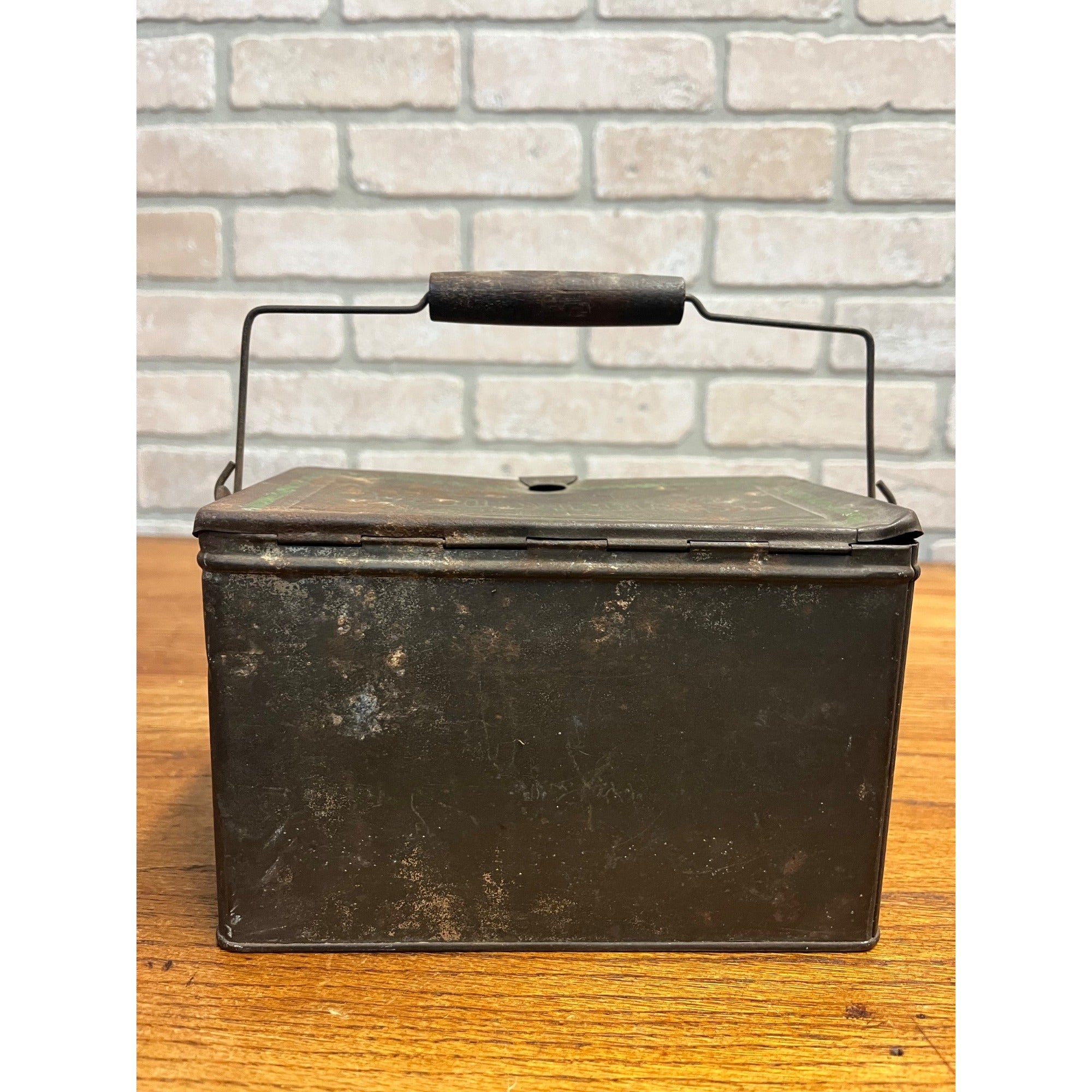 Vintage Sweet Cuba Tin Lunch Pail-Advertising Sweet Cuban Cigars Advertising Can