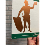 Vintage Pabst Old Tankard Ale Advertising Bar Backbar Easelback Sign Milwaukee