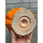 Vintage Halloween LARGE 8" Jack O' Lantern Paper Mache Pulp JOL