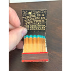 Vintage Drunkard Theatre Mart Hollywood 7th Year UNSTRUCK Matchbook FULL