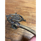Antique Bridge Arm Floor Lamp Part Titling Socket Head Ornate Victorian 13"