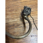 Antique Bridge Arm Floor Lamp Part Titling Socket Head Ornate Victorian 13"