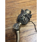 Antique Bridge Arm Floor Lamp Part Titling Socket Head Ornate Victorian 13"