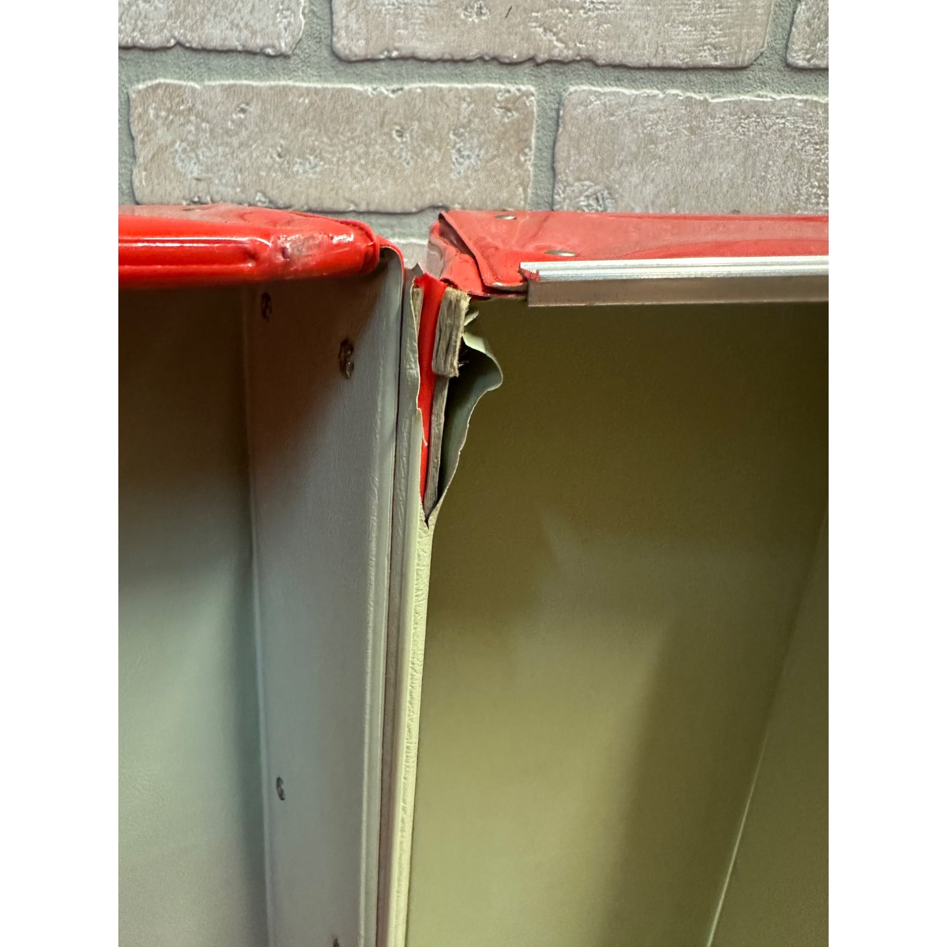 Vintage 1960s Ideal Toy Tammy Doll Red Vinyl Carrying Storage Case Travel Closet