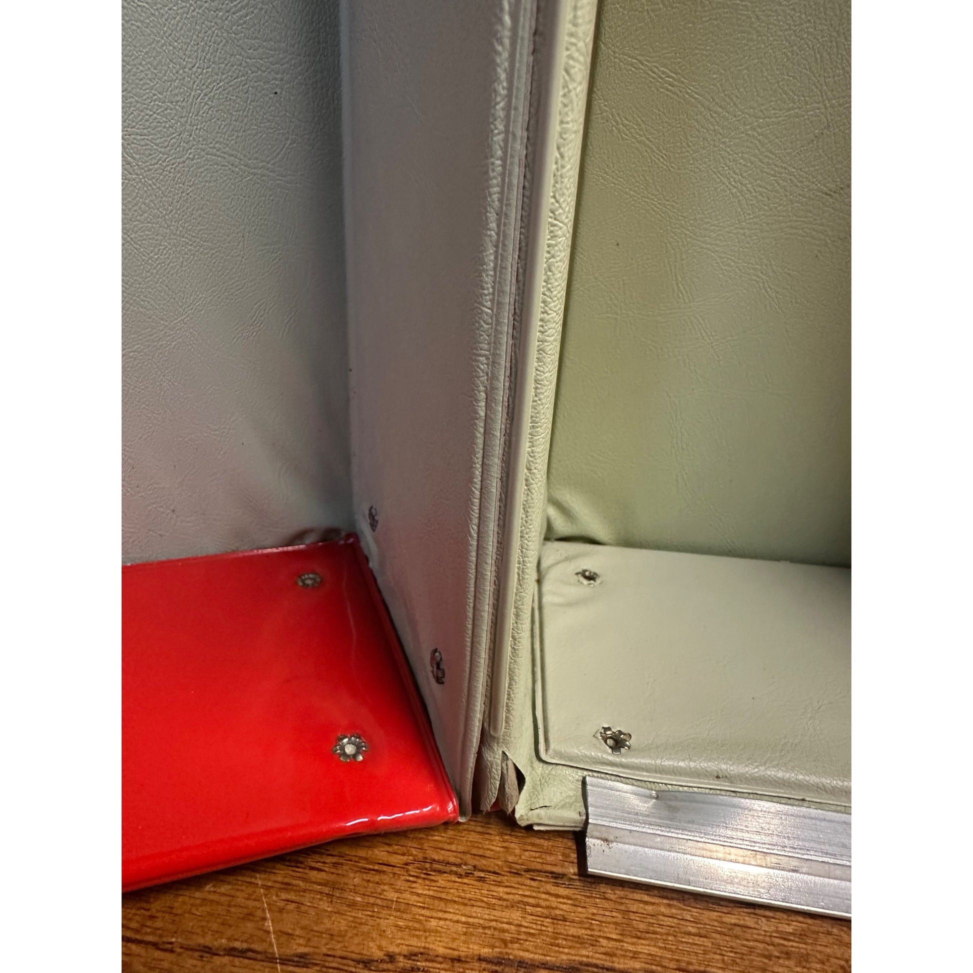 Vintage 1960s Ideal Toy Tammy Doll Red Vinyl Carrying Storage Case Travel Closet