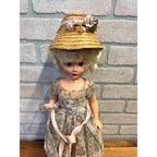 Vintage Miss Revlon Ideal Toy Co. Lot (2) Dolls Blonde 18" Black Dress Summer Floral Dress