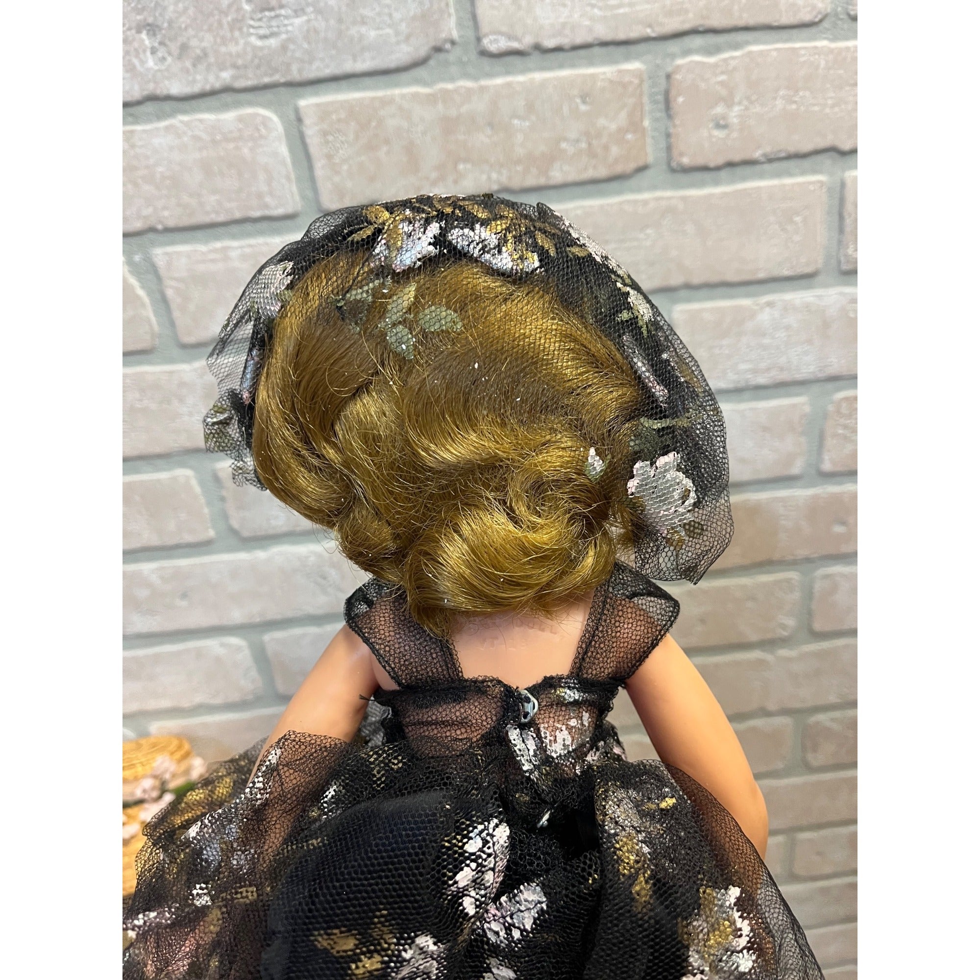 Vintage Miss Revlon Ideal Toy Co. Lot (2) Dolls Blonde 18" Black Dress Summer Floral Dress