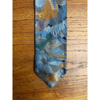 Vintage Gianni Versace Abstract Birds Men's Silk Neck Tie - Genuine 1980s-90s