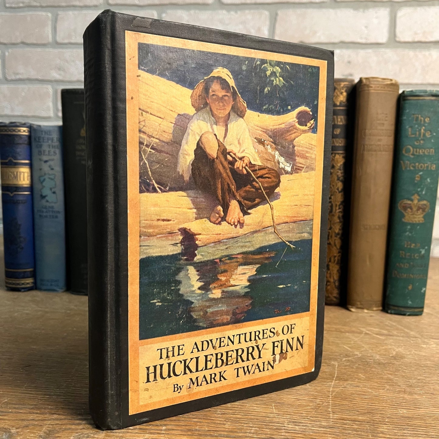 1923 The Adventures of HUCKLEBERRY FINN by Mark Twain, Illustrated