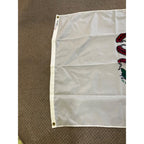 Vintage Annin NYL-GLO ILLINOIS FLAG 3x5' 100% polyester BALD EAGLE 1868 1818