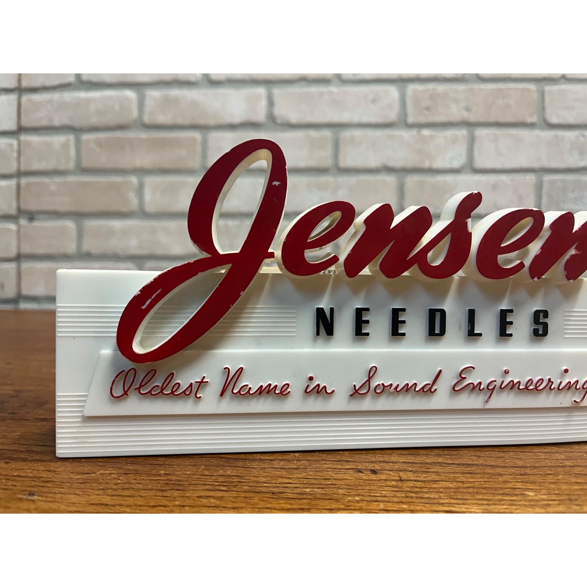 Vintage Jensen Audio Needles Countertop Advertising Store Display + NOS Needles
