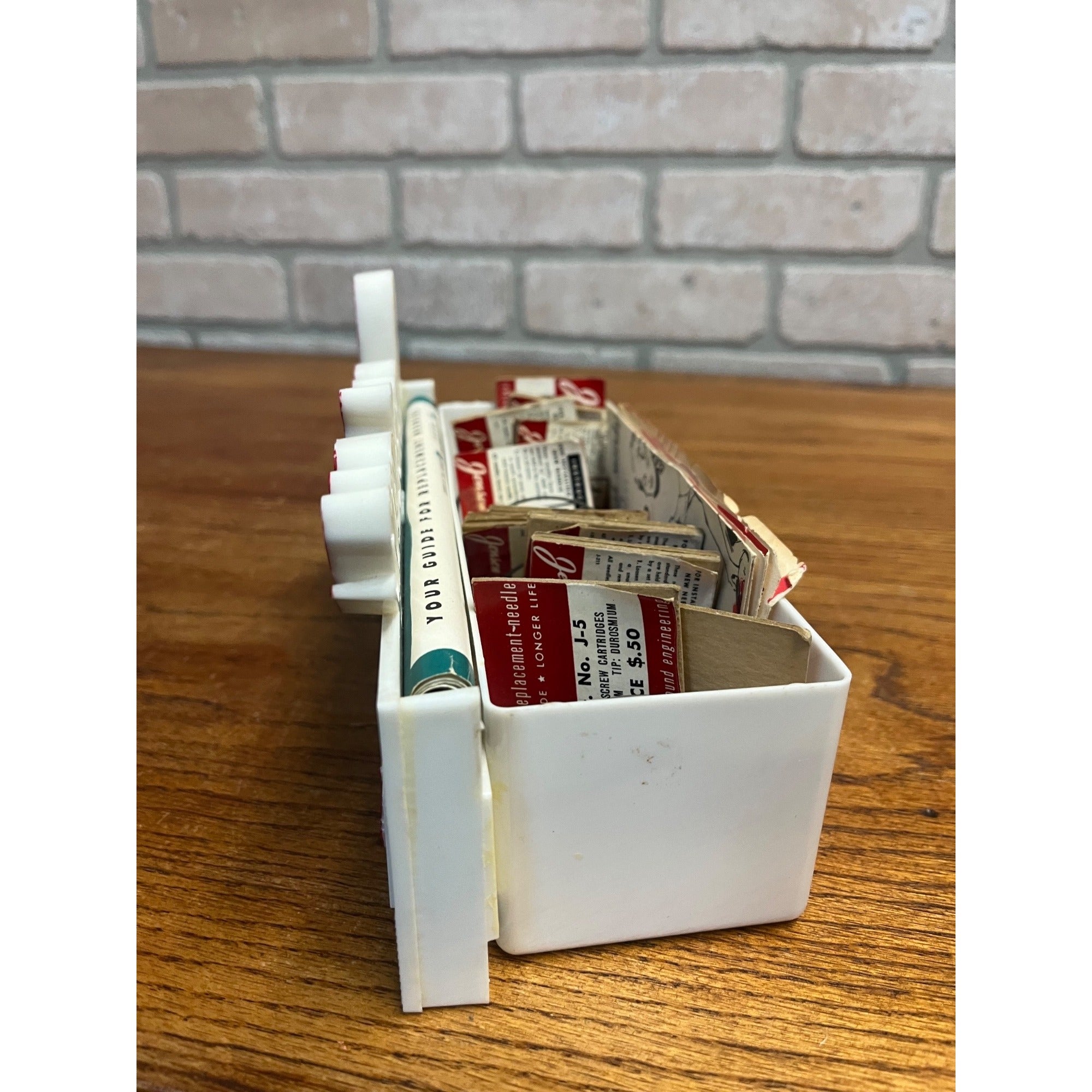 Vintage Jensen Audio Needles Countertop Advertising Store Display + NOS Needles