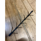 Antique Primitive Farmhouse Herb Corn Cob Iron Metal Hanging Drying Rack Feeder