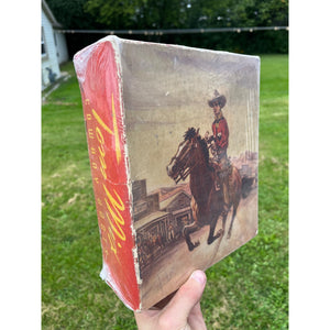Vintage Tom Mix Cowboy Western Boots EMPTY Box Store Display Child's