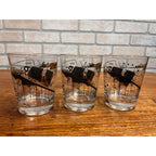 1950s Stan Musial Biggies Drinking Glasses St Louis Cardinals Set (5) Restaurant