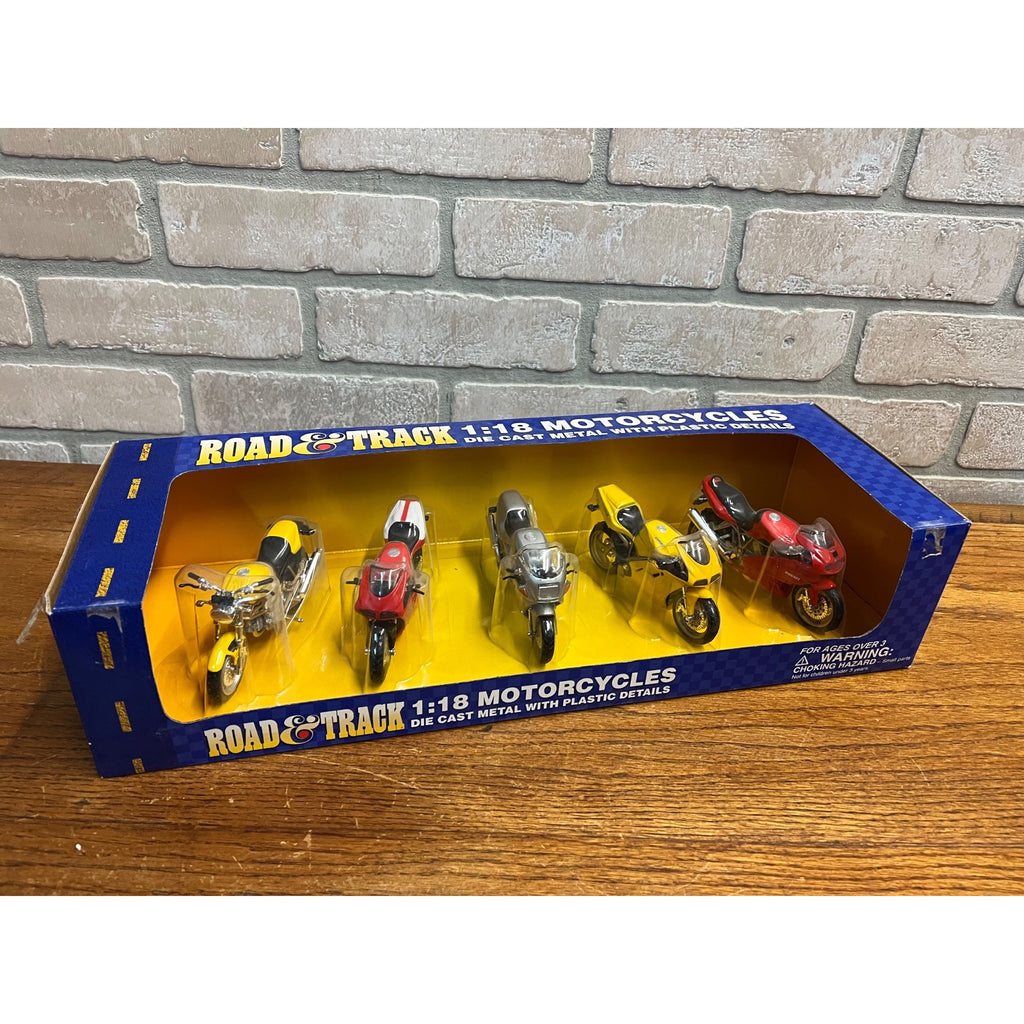 Maisto 1:18 Scale Road And Track 1/18 Scale DUCATI Motorcycle NEW 5-Pack