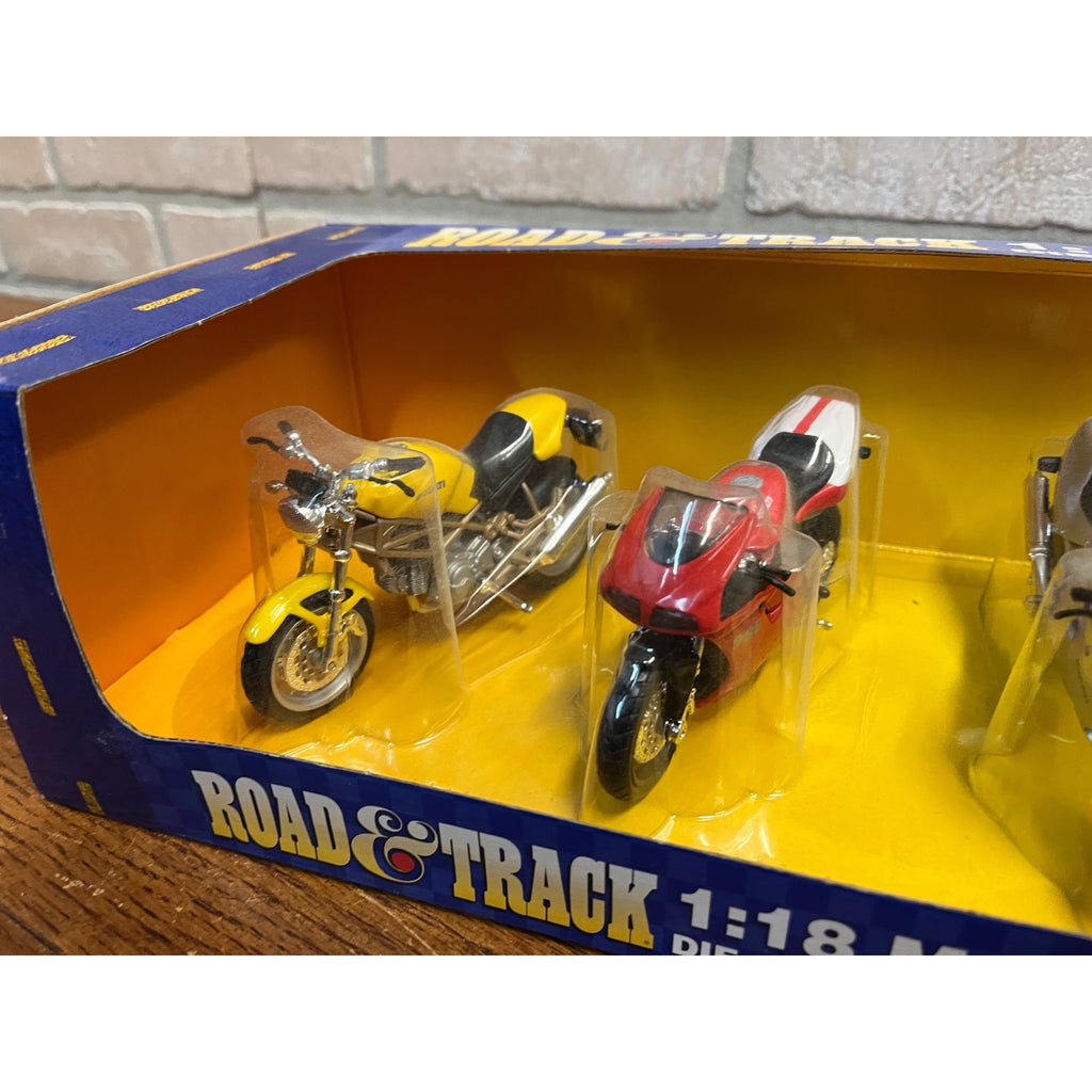 Maisto 1:18 Scale Road And Track 1/18 Scale DUCATI Motorcycle NEW 5-Pack