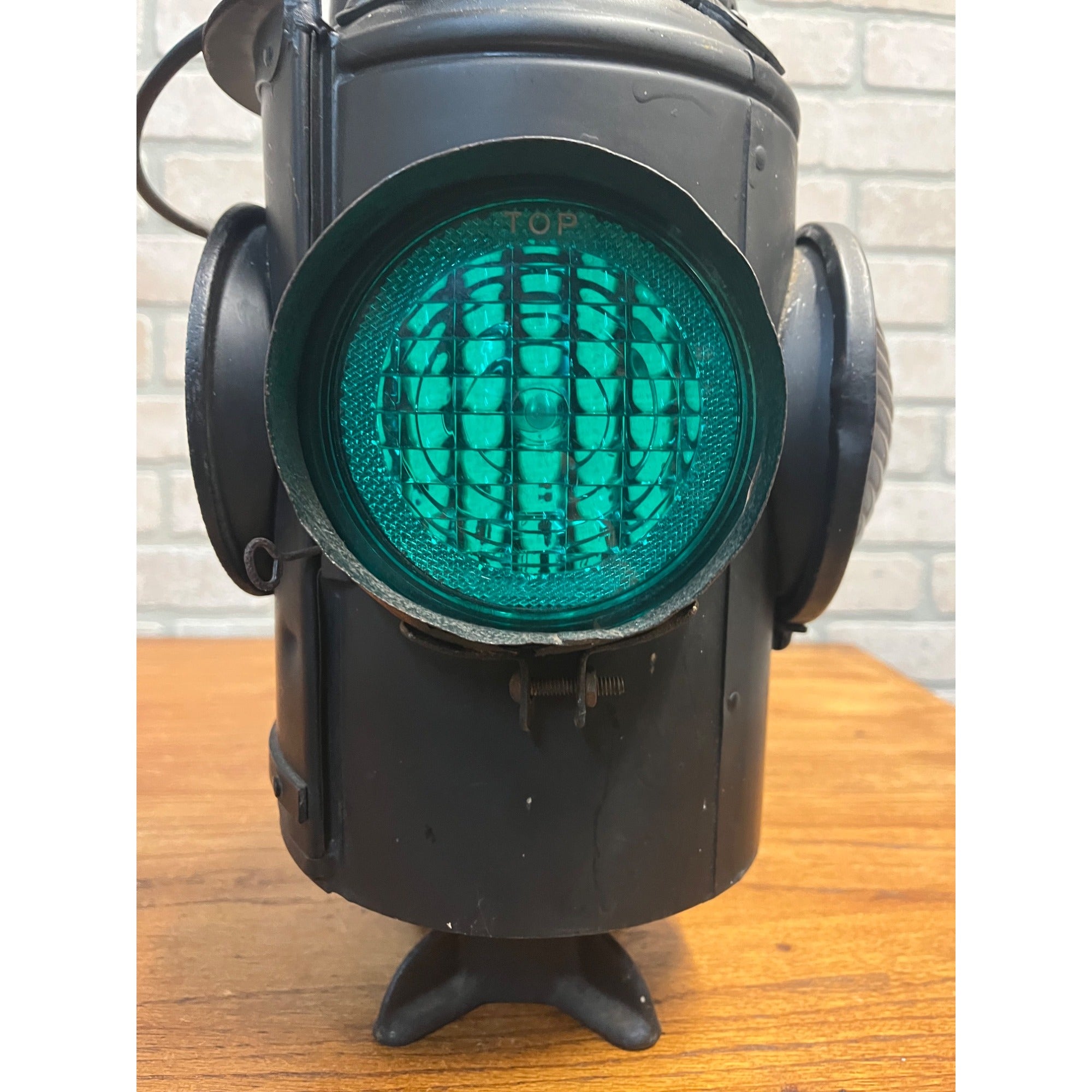 Original New York Central Adlake Non-Sweating Railroad Caboose Lantern 4-Way