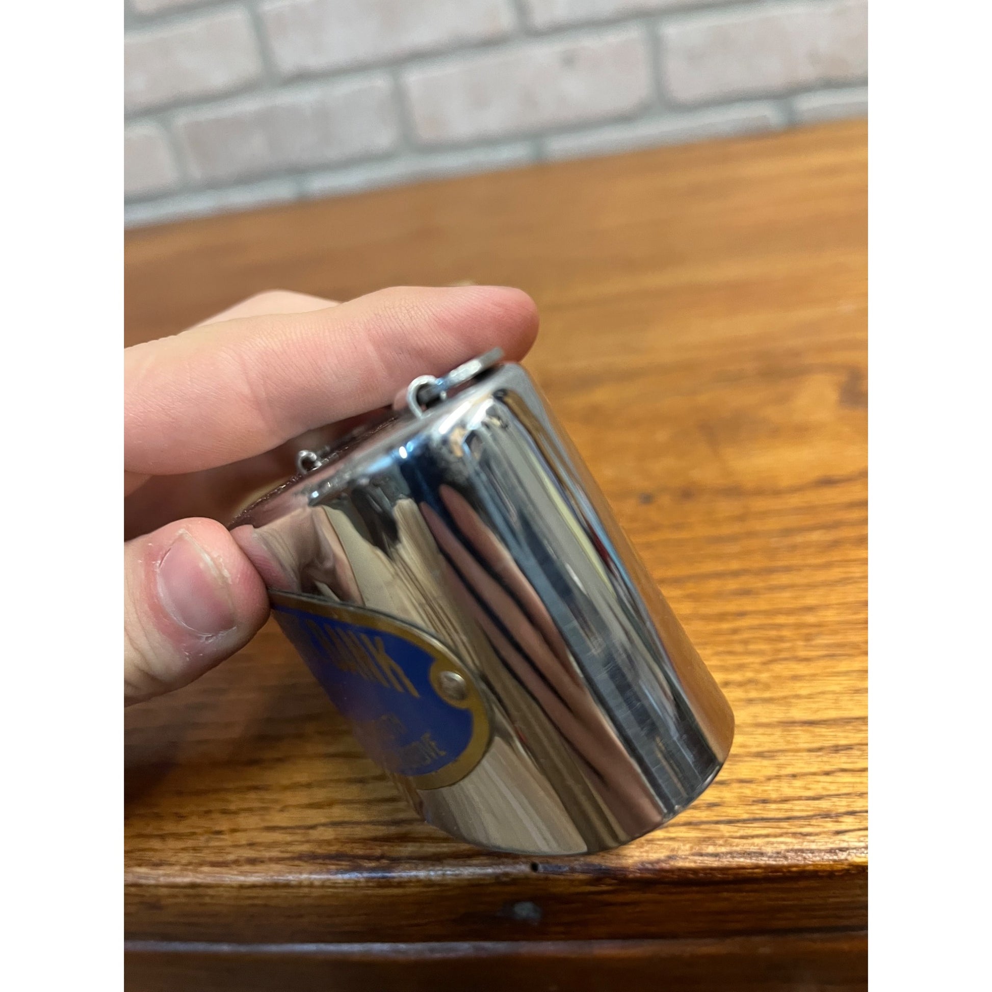 Vintage Chicago Thrift Co. Metal Coin Bank Citizens Sheboygan Wisconsin - NO KEY