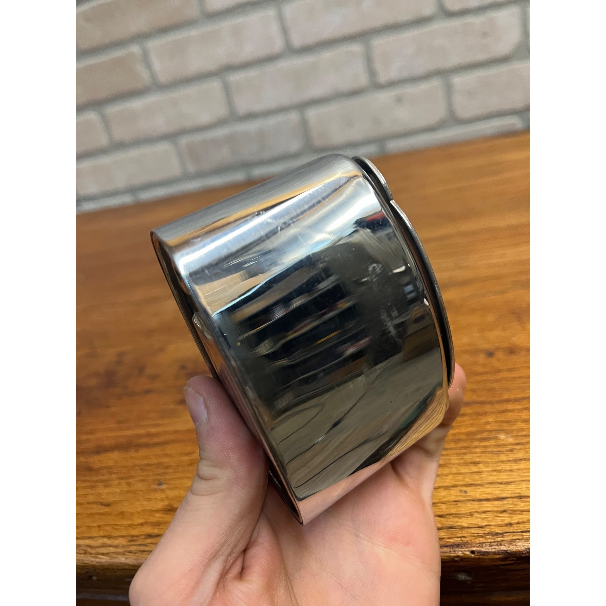 Vintage Chicago Thrift Co. Metal Coin Bank Citizens Sheboygan Wisconsin - NO KEY