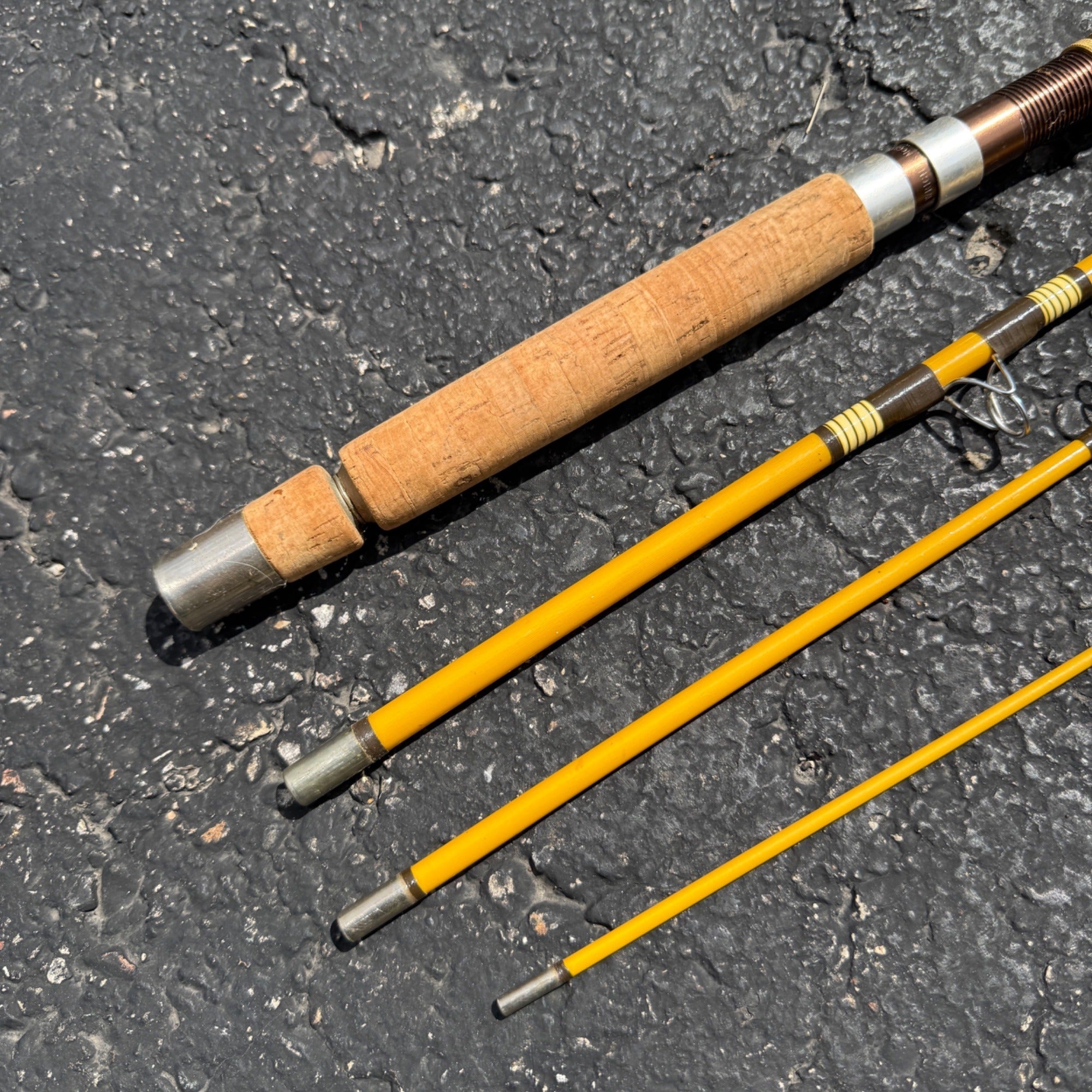 Eagle Claw Trailmaster #M4TMU 4 pc. spin/fly 7-1/2'. Aluminum Tube Hiking Breakdown