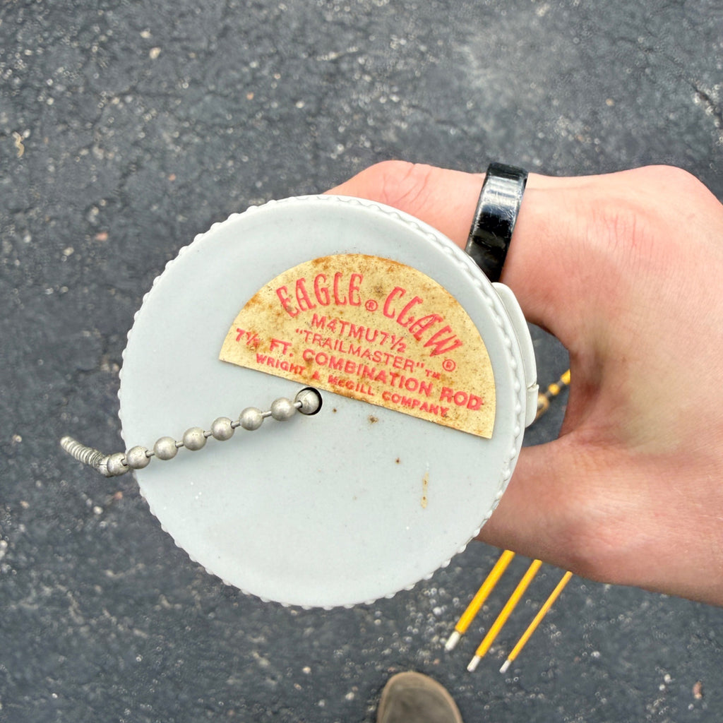 Eagle Claw Trailmaster #M4TMU 4 pc. spin/fly 7-1/2'. Aluminum Tube Hiking Breakdown