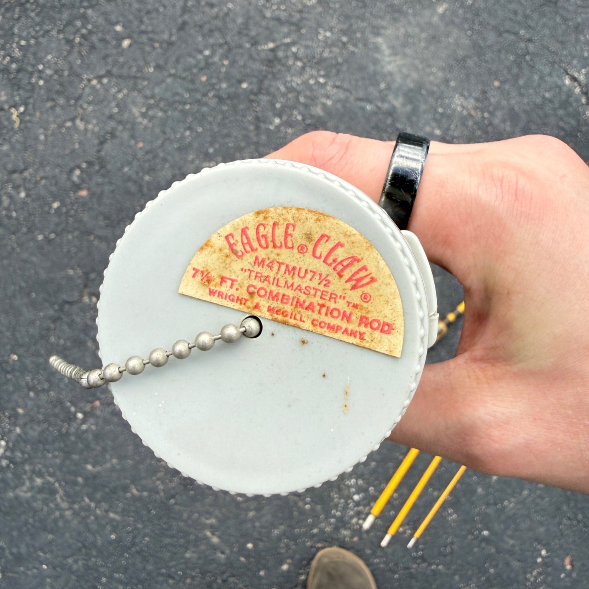 Eagle Claw Trailmaster #M4TMU 4 pc. spin/fly 7-1/2'. Aluminum Tube Hiking Breakdown