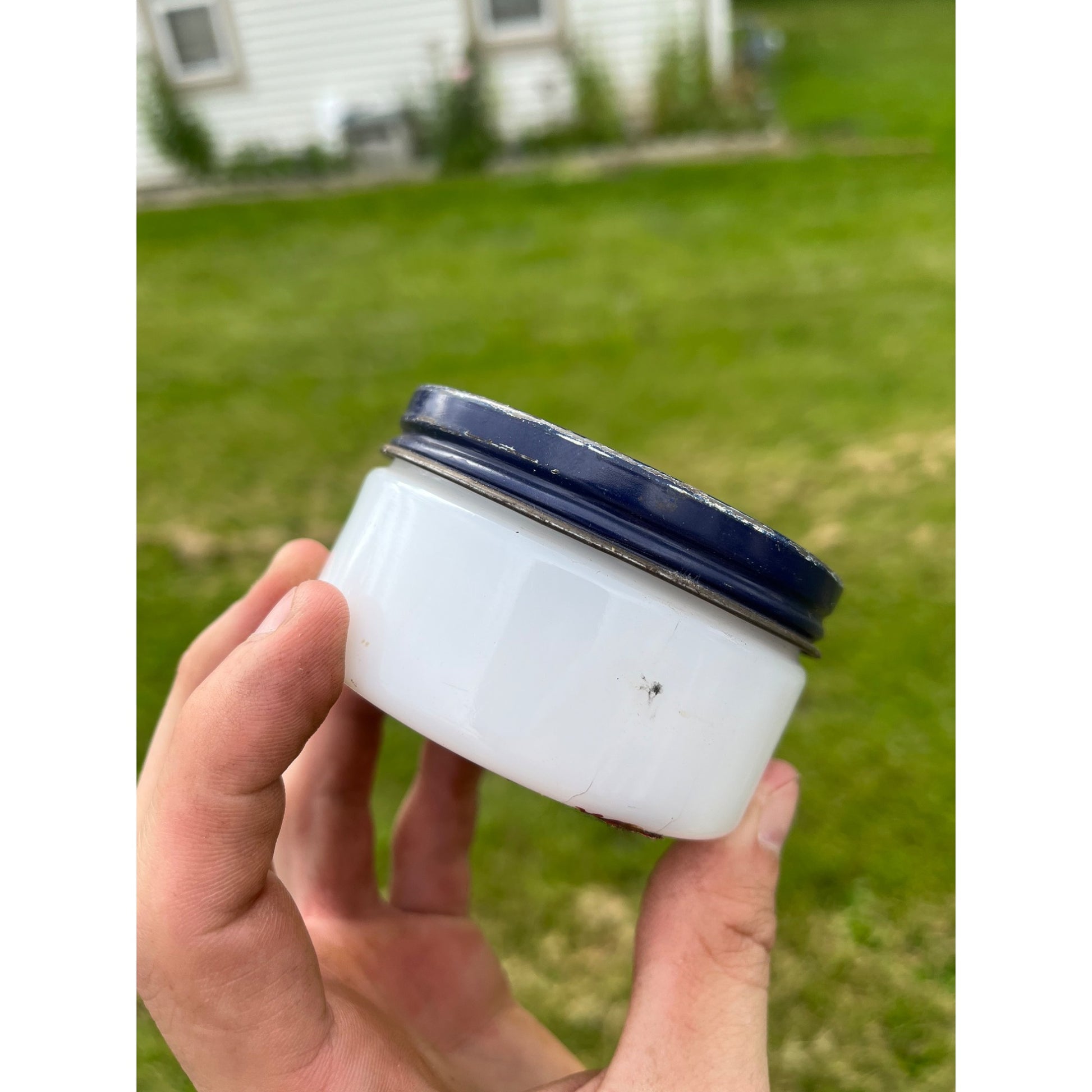 Vintage 1960s Cadillac Blue Corral Sealer Auto Gas Garage Oil Can