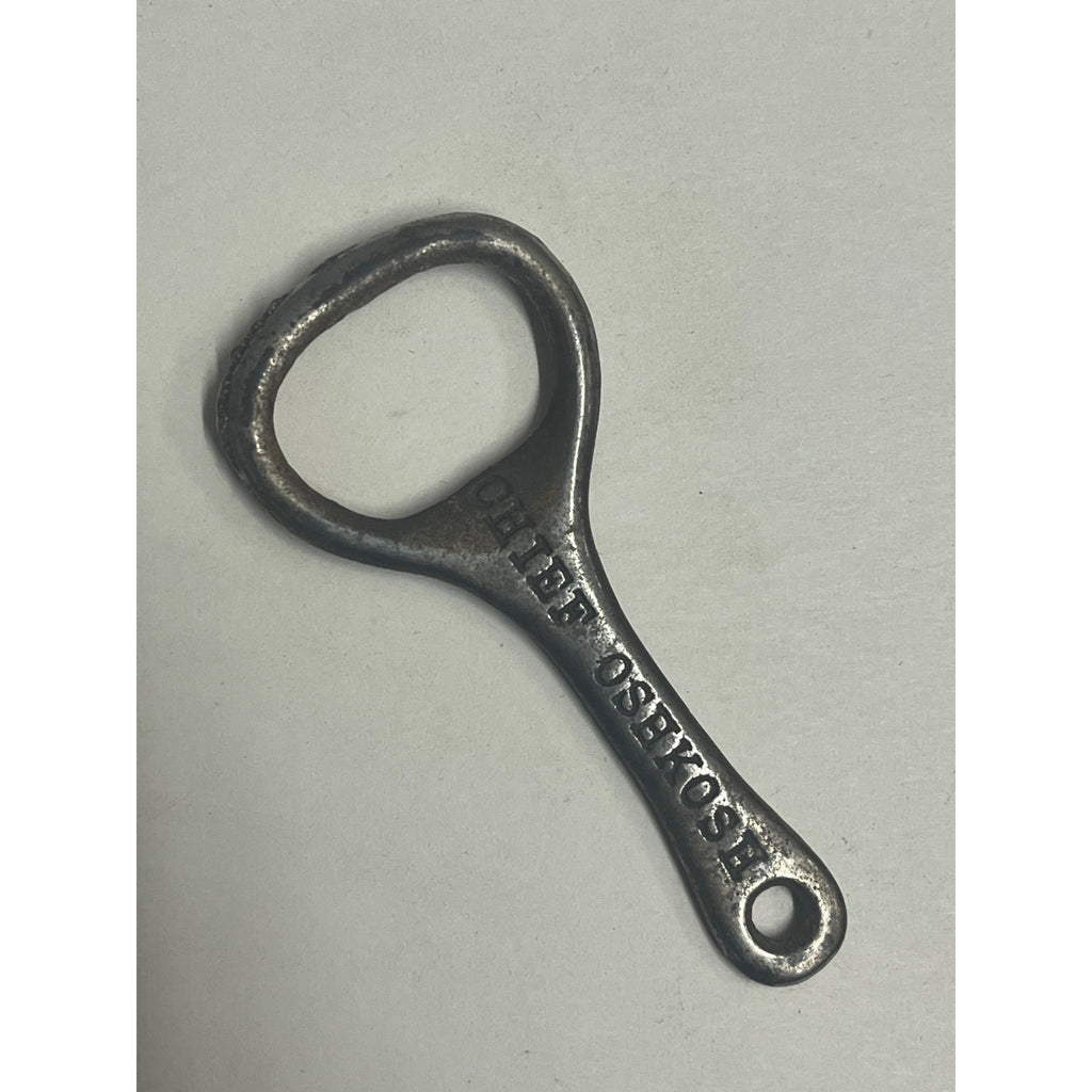 Vintage Chief Oshkosh Beer Bottle Opener Brewing Co. Wis WI