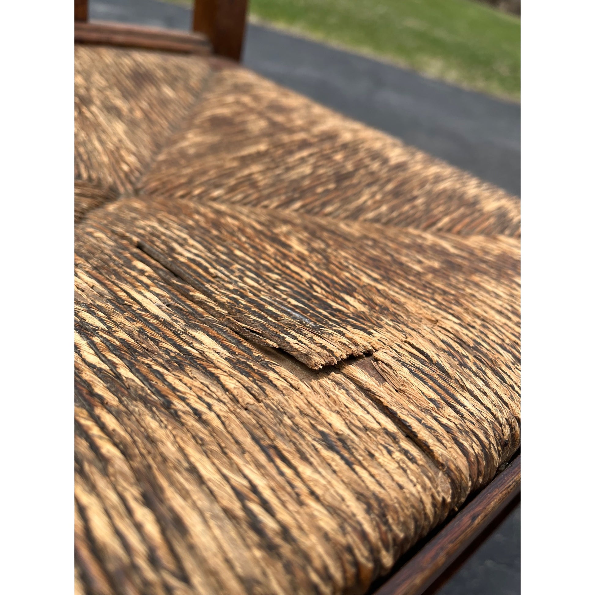 Original Limbert Co. Arts and Crafts Mission Oak Rush Side Chair