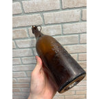 Pre-Pro Richter Brewing Co. Escanaba Michigan Amber Beer Bottle Quart MI