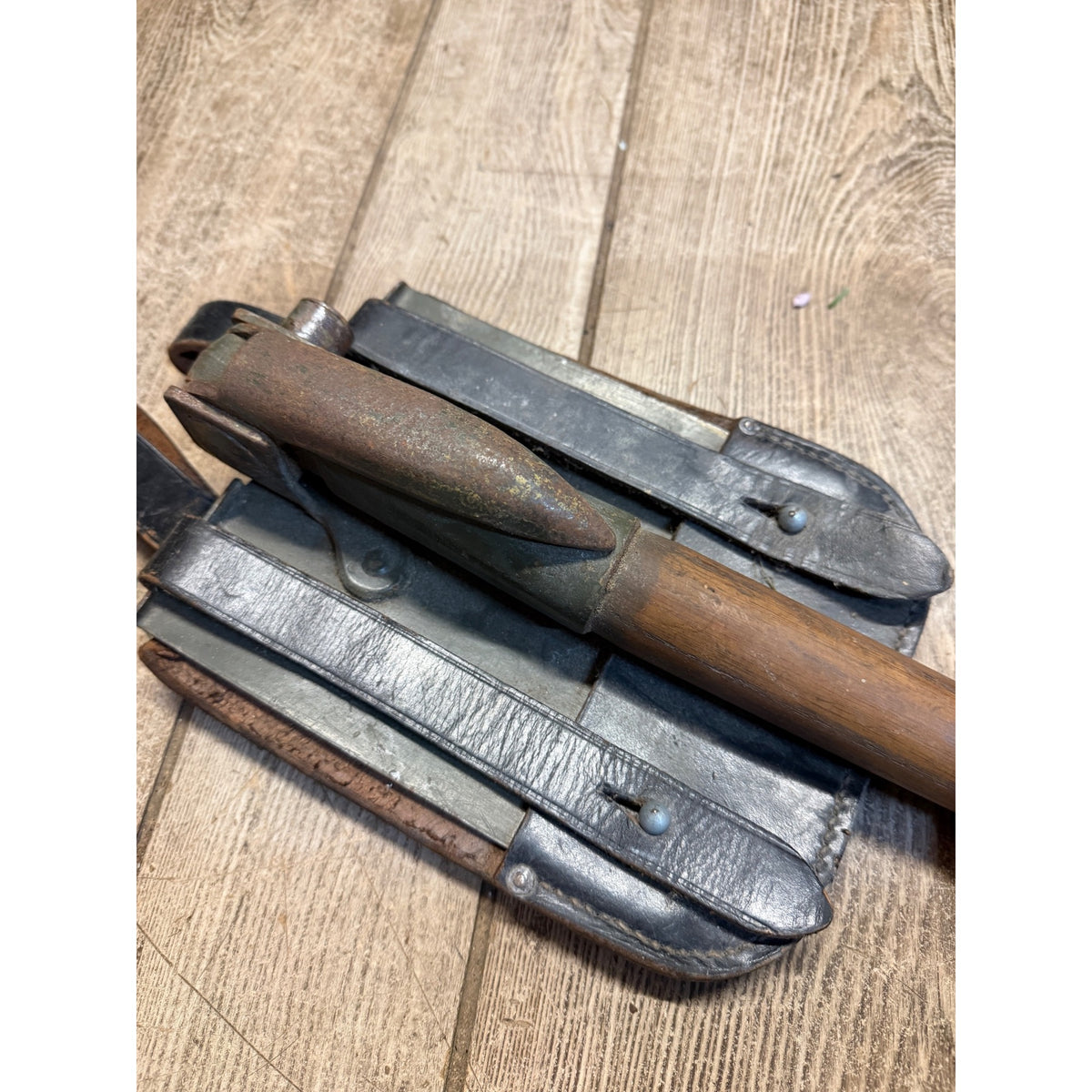 Vintage Military Sturm Folding Shovel Made In Germany