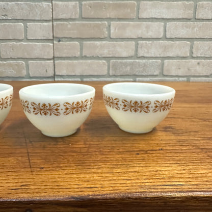 (4) Retro Waffle House Milk Glass Corning Ware Tea Coffee Cups 701 Mid Century