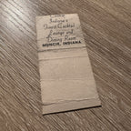 1940s Vintage The Fox Hotel Delaware Mucine IN Advertising Matchbook