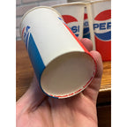 Lot of Vintage Pepsi Cola Soda Wax Cups Red White Blue 5" Sweathearts 1970s