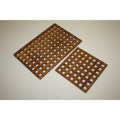 Vintage MCM Jens Quistgaard Dansk MCM Teak Lattice Tray Hot Plate Trivets Barware