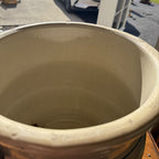 Antique Red Wing Stoneware 5 Gallon Water Cooler Jug Dispenser w/ Lid