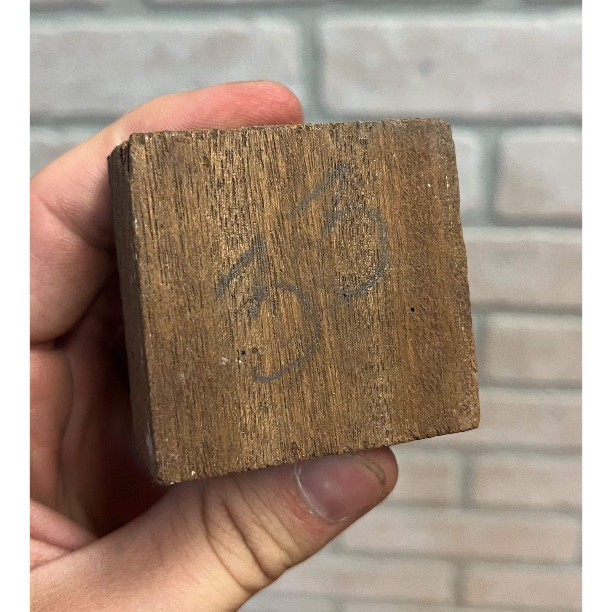 Vintage Letterpress Printing Block Old King Coal Advertising Copper