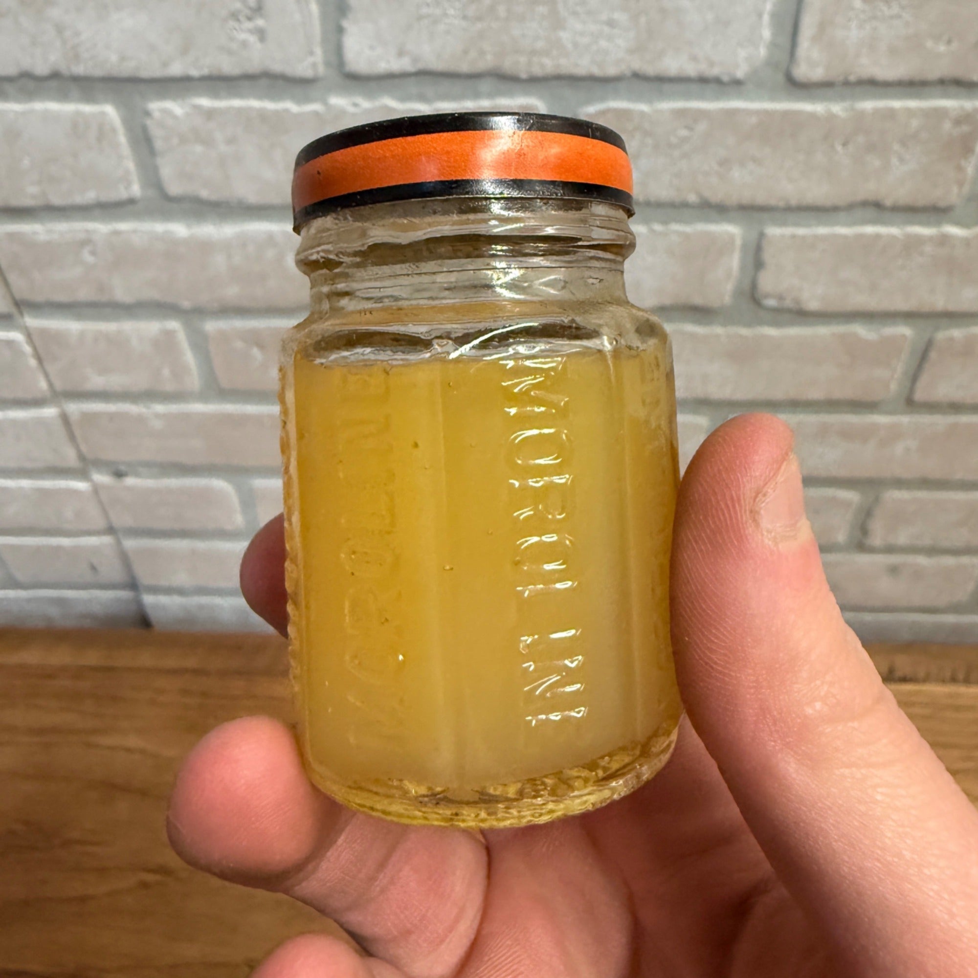 Vintage Pharmacy Drug Store Moroline Petroleum Jelly Jar No 2 Size